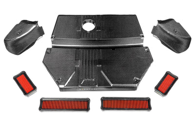 Eventuri BMW F97 X3M/F98 X4M Black Carbon Intake System — view 1 — YPG Motorsport