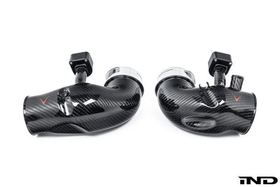Eventuri BMW G90/G99 M5 (S68) Carbon Turbo Inlet Set — view 1 — YPG Motorsport