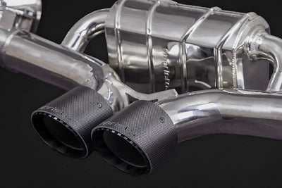 Capristo Valved Exhaust Muffler with Carbon Tips