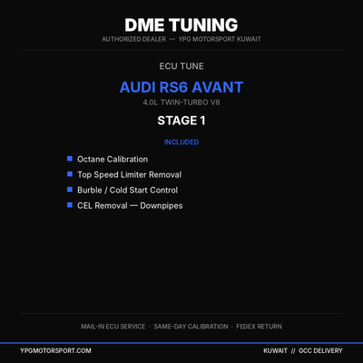 DME Tuning Audi RS6 C8 Stage 1 ECU Tune