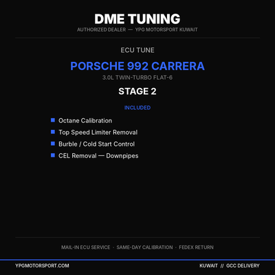 DME Tuning Porsche 992 Carrera Stage 2