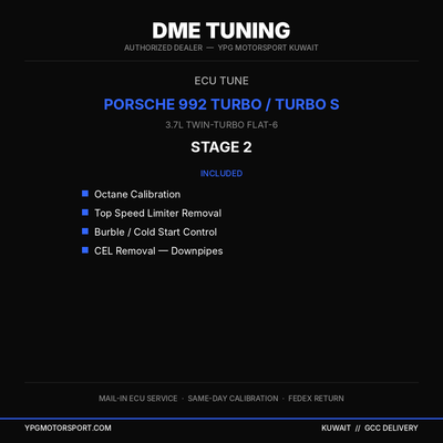 DME Tuning Porsche 992 Turbo Stage 2