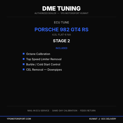 DME Tuning Porsche GT4 RS Stage 2