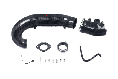 Eventuri FK8 Civic Type-R Carbon Charge Pipe V3 — view 1 — YPG Motorsport