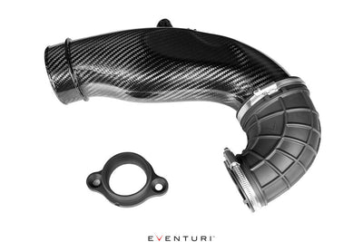 Eventuri Toyota GR Yaris/Corolla Carbon Turbo Inlet Tube — view 1 — YPG Motorsport