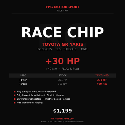 Toyota GR Yaris G16E-GTS Race Chip YPG Motorsport
