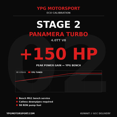 Porsche Panamera Turbo Stage 2 ECU Tune YPG Motorsport