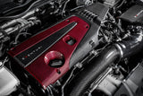 Eventuri FK8/FL5 Civic Type-R Carbon Kevlar Engine Cover — view 2 — YPG Motorsport