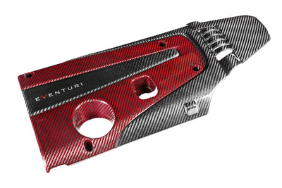 Eventuri FK8/FL5 Civic Type-R Carbon Kevlar Engine Cover — view 1 — YPG Motorsport