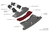Eventuri Audi C8 RS6 RS7 TTE Turbo Inlet Installed