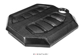 Eventuri VW Golf MK8 GTI/R Black Carbon Engine Cover — view 8 — YPG Motorsport