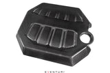Eventuri VW Golf MK8 GTI/R Black Carbon Engine Cover — view 3 — YPG Motorsport