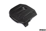 Eventuri BMW B58 Black Carbon Engine Cover — view 8 — YPG Motorsport