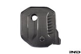 Eventuri BMW B58 Black Carbon Engine Cover — view 9 — YPG Motorsport