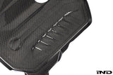 Eventuri BMW B58 Black Carbon Engine Cover — view 10 — YPG Motorsport