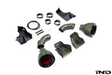 Eventuri BMW F10 M5 Colored Kevlar Intake System — view 2 — YPG Motorsport