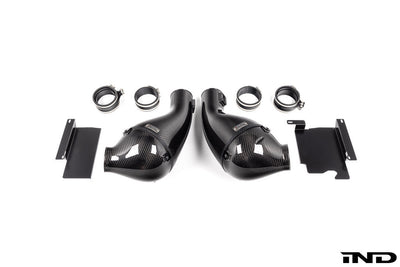 Eventuri Lamborghini Huracan EVO/STO Black Carbon Intake System — view 1 — YPG Motorsport