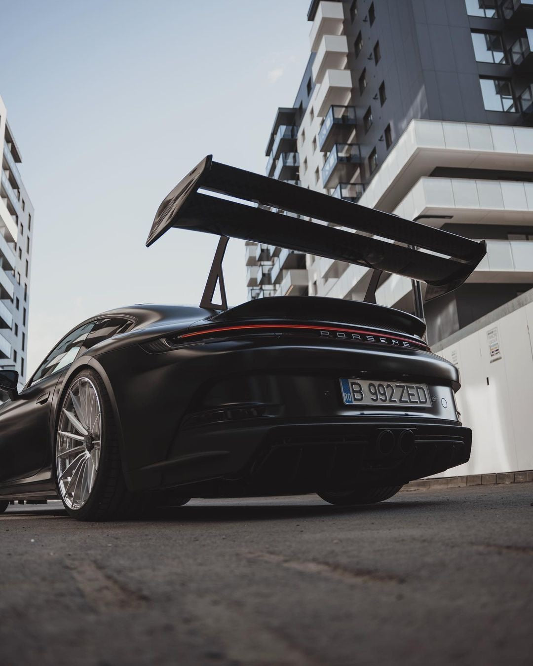 Kline Innovation Textreme Carbon Fiber Rear Wing Porsche 992 GT3