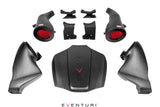 Eventuri Mercedes C190 R190 AMG GT 2DR GT/GTS/GTR Black Carbon Intake + Engine Cover Matte — view 1 — YPG Motorsport