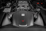 Eventuri Mercedes C190 R190 AMG GT 2DR GT/GTS/GTR Black Carbon Intake + Engine Cover Matte — view 3 — YPG Motorsport