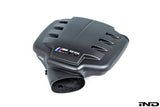 Eventuri E9X M3 Matte Plenum Front Quarter