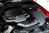 Eventuri E9X M3 Matte Plenum Installed Angle
