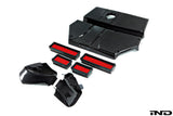 Eventuri BMW F97 X3M/F98 X4M Black Carbon Intake System — view 4 — YPG Motorsport