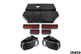 Eventuri BMW F97 X3M/F98 X4M Black Carbon Intake System — view 8 — YPG Motorsport