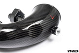 Eventuri F9X X5M X6M Carbon Turbo Inlet - Fittings Close Up