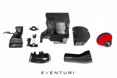 Eventuri FK8 Civic Type-R Black Carbon Intake System V2 — view 1 — YPG Motorsport
