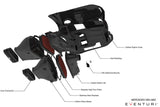Eventuri G63 AMG Carbon Intake System Diagram