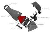 Eventuri A45 CLA45 Carbon Intake System Components Diagram