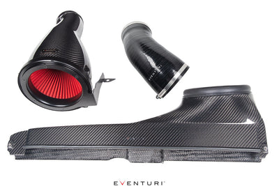 Eventuri VW Golf MK8 GTI Black Carbon Intake System — view 1 — YPG Motorsport