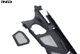 Eventuri Lamborghini Huracan Black Carbon Engine Cover Set — view 8 — YPG Motorsport