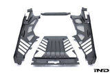 Eventuri Lamborghini Huracan Black Carbon Engine Cover Set — view 1 — YPG Motorsport