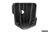 Eventuri A90 Supra Carbon Engine Cover - Side View