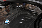 Eventuri BMW B58 Black Carbon Engine Cover — view 6 — YPG Motorsport