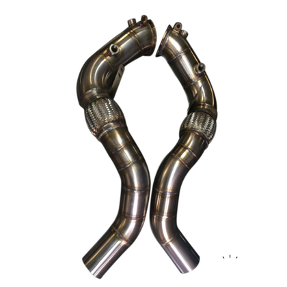 BMW X6M F86 Catless Downpipes S63 YPG Motorsport