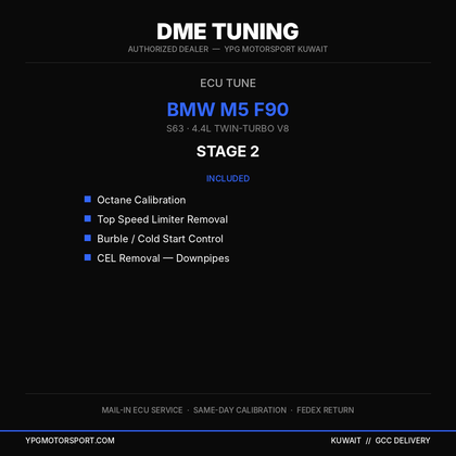 DME Tuning BMW M5 F90 Stage 2
