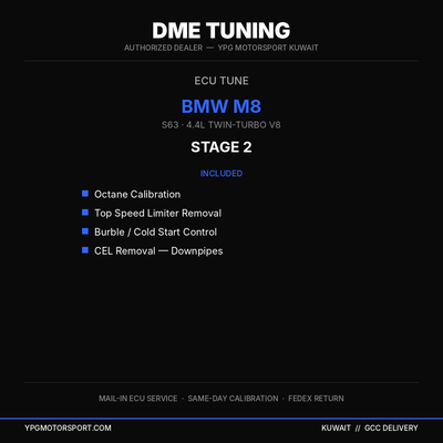 DME Tuning BMW M8 Stage 2