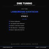 DME Tuning Lamborghini Aventador Stage 2