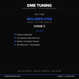 DME Tuning McLaren 570S Stage 3