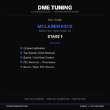 DME Tuning McLaren 650S Stage 1