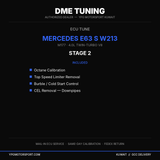 DME Tuning Mercedes-AMG E63 Stage 2