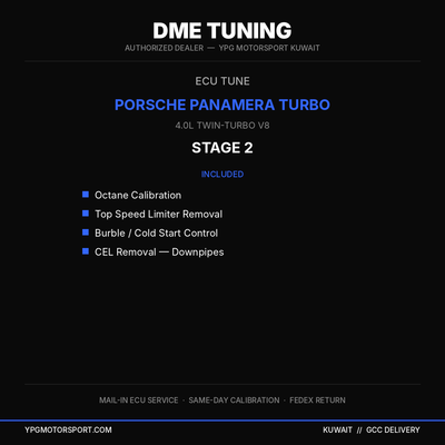 DME Tuning Porsche Panamera Turbo Stage 2