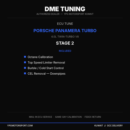 DME Tuning Porsche Panamera Turbo Stage 2