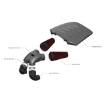 Eventuri 4.0TFSI Twin Turbo V8 Black Carbon Intake System Rubber Inlet — view 3 — YPG Motorsport