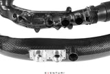 Eventuri A35 CLA35 Carbon Turbo Tube Angle View