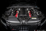 Eventuri Audi B8 RS4/RS5 Black Carbon Engine Cover — view 2 — YPG Motorsport