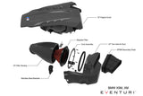 Eventuri BMW S63 Carbon Intake CAD Airflow Development